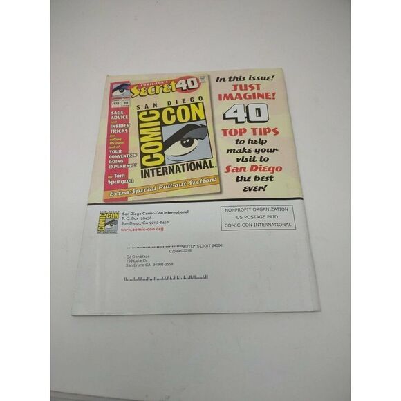 Comic Con Magazine Spring 2008 Samuel L Jackson The Official Magazine - Picture 7 of 7